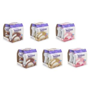 Nutridrink Protein Combi Product: 2 Chocolade + 2 Aardbei + 2 Mokka
