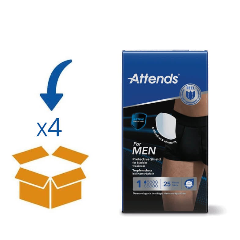 Attends For Men 1 | 4 pakken van 25 stuks