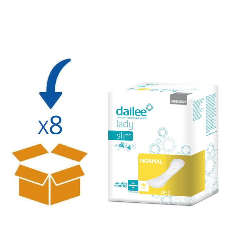 Dailee Lady Premium Slim Normal | 8 pakken van 28 stuks