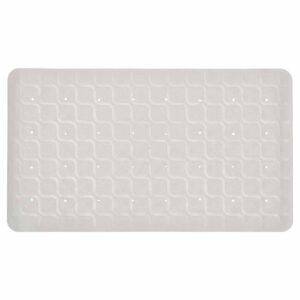 Badmat / Douchemat antislip 70 x 40 cm | Kleur: Beige | Met zuignappen | Hoogwaardig rubber