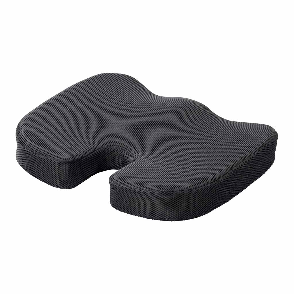 Ergonomisch zitkussen met stuituitsparing