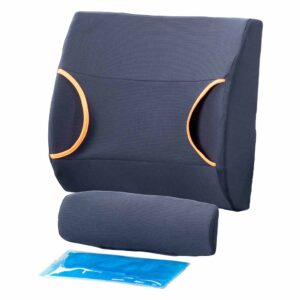Lumbaalkussen / rugkussen met hot-cold gel pack
