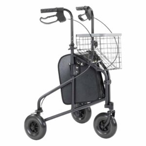 Driewiel indoor rollator lichtgewicht