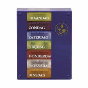 Pillenbox 1 week - 4 vaks | Able2