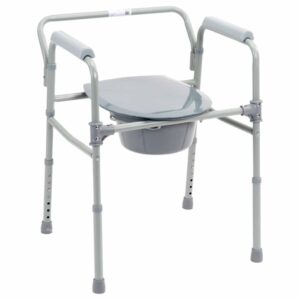 Toiletstoel, Postoel 3-in-1, inklapbaar