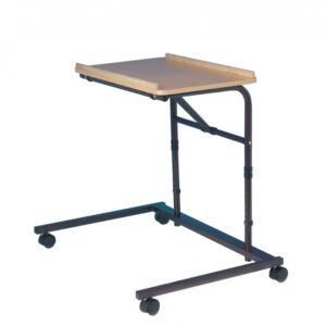 Stoelleestafel | Verrijdbaar | Met opstaande rand | Tafelblad: L 60 x B 40 cm | Verstelbaar | PR60195