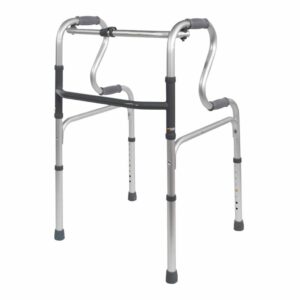 Lichtgewicht looprek met sta-op functie | Hoogte 82 - 92 cm | Inklapbaar | Opvouwbaar | Aluminium | Aidapt | VP179A