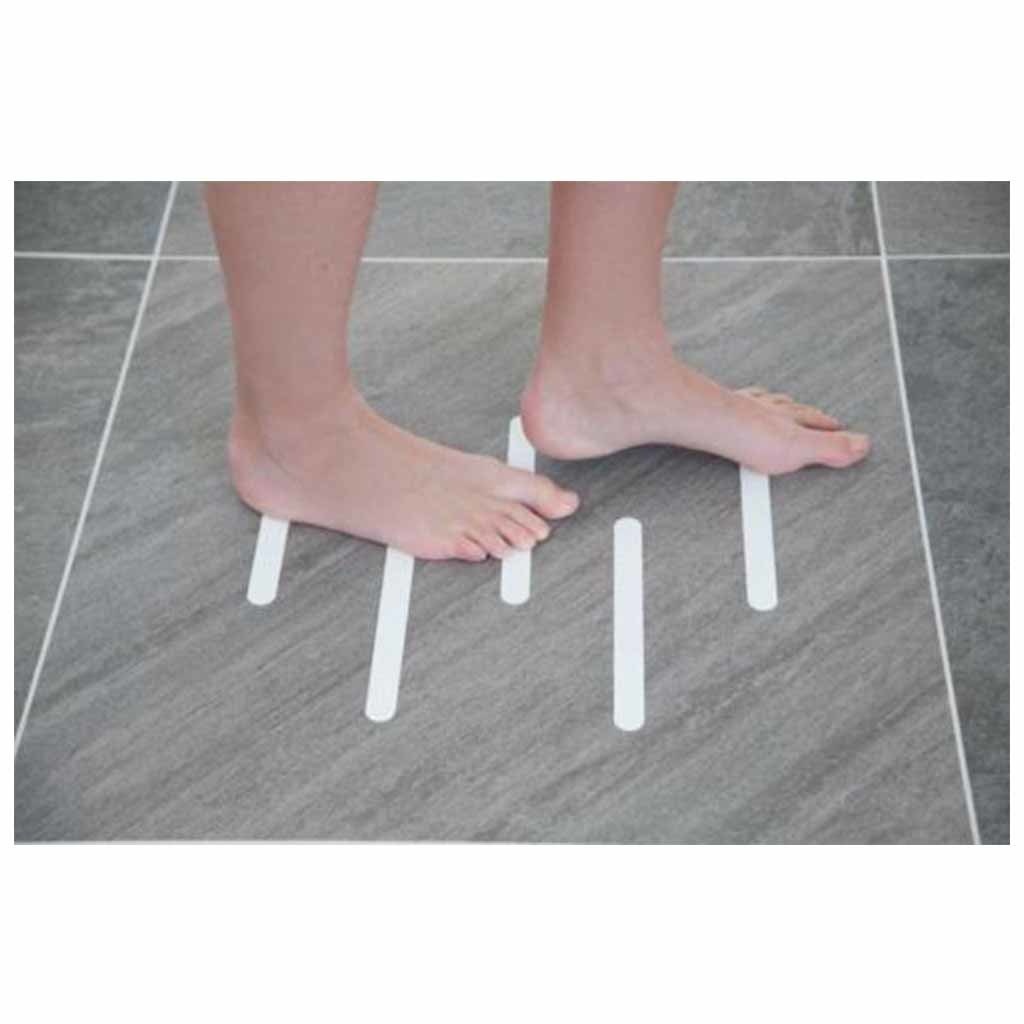 Aqua Safe Anti Slip Bad en Douche - Strips - Wit | Tenura