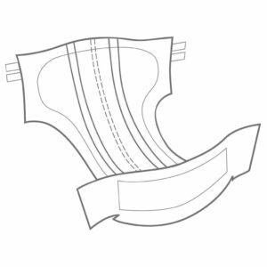 Premium Unisex (incontinentie) Luiers voor volwassenen | Kies uw maat : Large