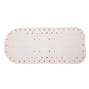 Anti-Slip Badmat Wit 75 x 35 cm | Atlantis | Met zuignapjes | Wit | PR45125-W