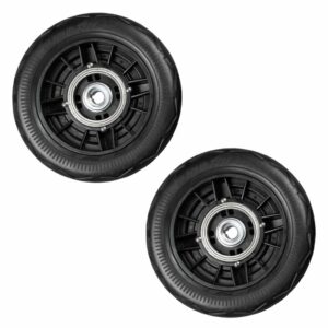 Massieve achterwielen voor JoyRider en SplitRider rolstoel (2 stuks) | e-Ability | Uitwisselbaar | Zwart | e-Aa0022