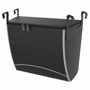 Luxe tas met ritssluiting voor Rehasense rollator Server en Athlon | Waterdicht | Zwart | ACR01028