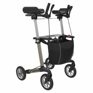 Navigator rollator met softwielen en draaibare onderarmschalen | Rehasense