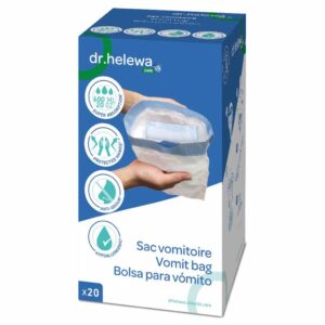 Hygiënische opvangzakken voor Braaksel | Dr Helewa | Verpakking 20 stuks | Sluitbaar | DH1040
