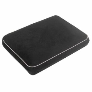 Memory foam reiskussen | Traagschuim | Met afneembare hoes | 40 x 30 x 9 cm | VM936BB