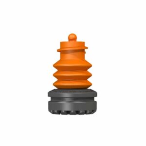 Flexyfoot stokdop | Vervangbare dop | Grijs | Schokabsorberend | PR30044-G
