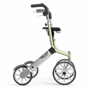 Lichtgewicht rollator Let's Go Out (6,2 kg) | TrustCare | Beige | Grote wielen | Design | Weggewerkte remkabels | TCOUTBE0150