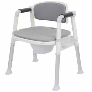 Commode - Douche-/Toiletstoel | Kies uw kleur : Grijs | MultiMotion