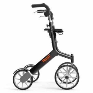Lichtgewicht rollator Let's Go Out (Buitenkansje) | Kies uw kleur : Zwart | TrustCare