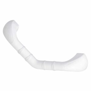 Wandbeugel Prima Gehoekt | Lengte: 33 cm | Handgreep schroefmontage | Anti-slip | Wit | PR60292