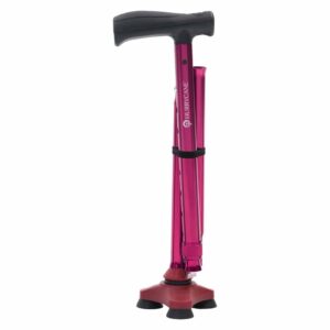 Wandelstok opvouwbaar Hurrycane | Kies uw kleur : Rood