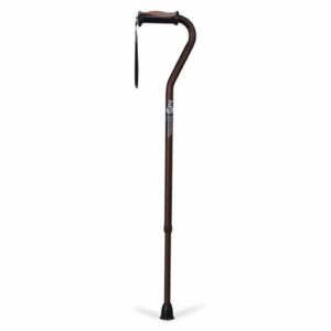 Wandelstok met Offset handvat | Kies uw kleur : Bruin | Hugo