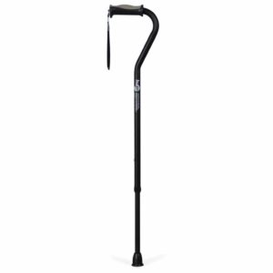 Wandelstok met Offset handvat | Kies uw kleur : Zwart | Hugo